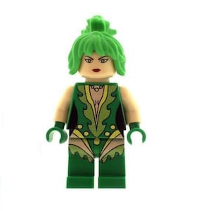 Custom Designed Minifigure - Lady Fire  Printed On LEGO Parts