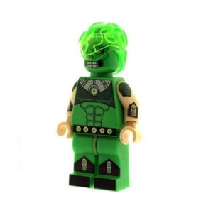 Custom Designed Minifigure - The Atom Skull  Printed On LEGO Parts