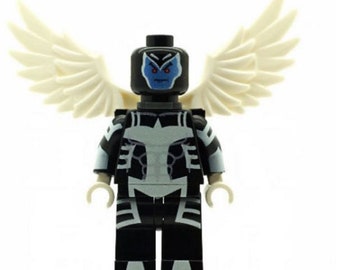 Printed on LEGO Parts Custom Designed Minifigure Archangel Superhero