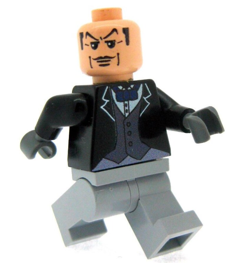 Custom Designed Minifigure Alfred the Butler Printed on LEGO Etsy