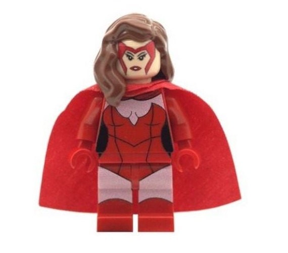 Custom Design Minifigure Scarlet Witch scarlet Witch Infinity War minifigure