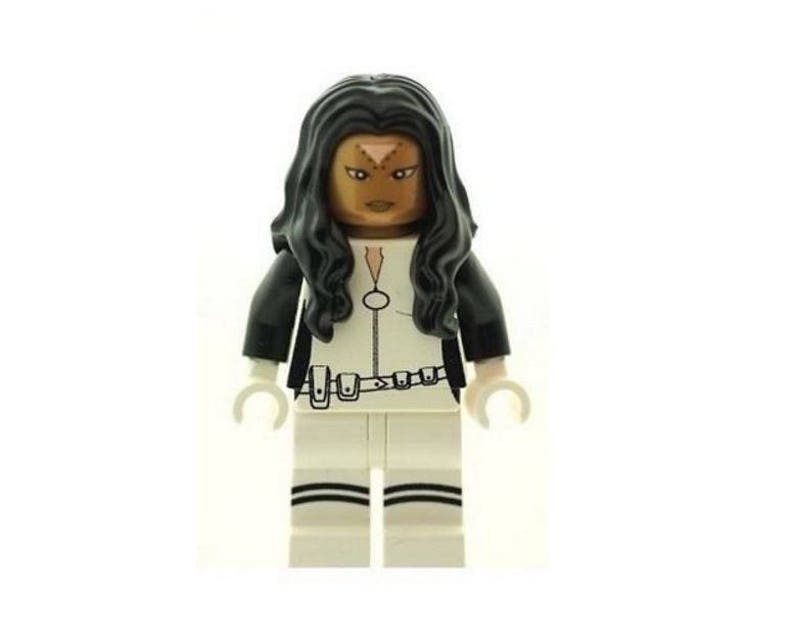 Custom Designed Minifigure Superhero Madame Masque Printed On LEGO Parts