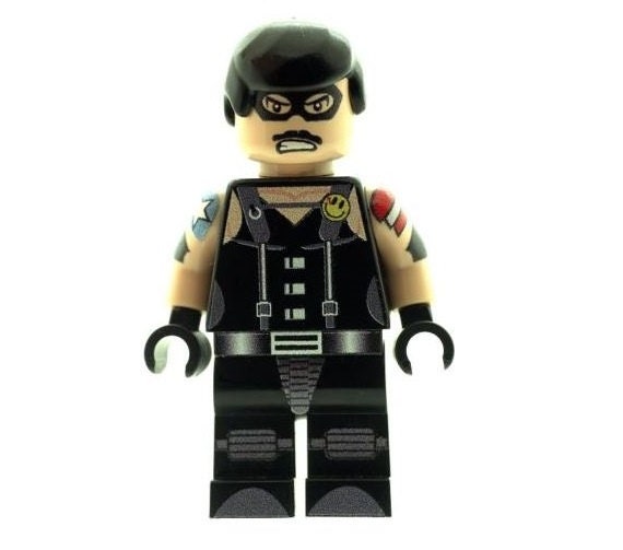Custom Designed Minifigure The Comedian Eddie Blake Version Grey Watchmen