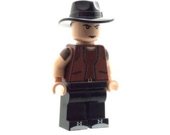Custom Design Minifigure - Cowboy (Warriors) Printed On LEGO Parts