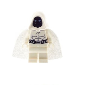 Custom Designed Minifigure - Moon Man  Printed On LEGO Parts