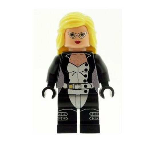 **NEW** Custom Printed BLACK WIDOW WHITE SUIT Marvel Block Minifigure