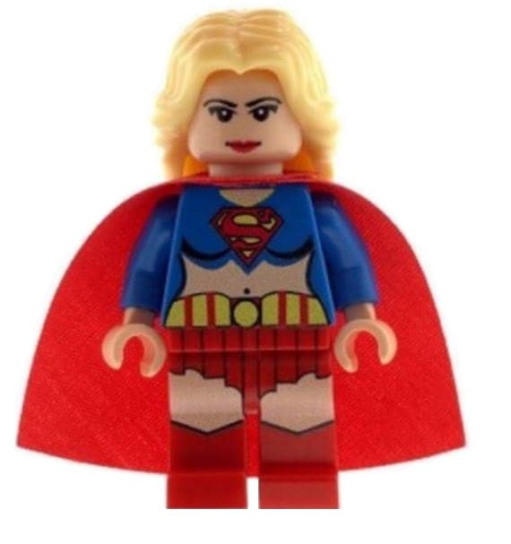 Custom Designed Minifigure Liberty Belle Superhero Printed On LEGO Parts