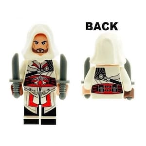 Custom Designed Minifigure - The Assassin  Printed On LEGO Parts