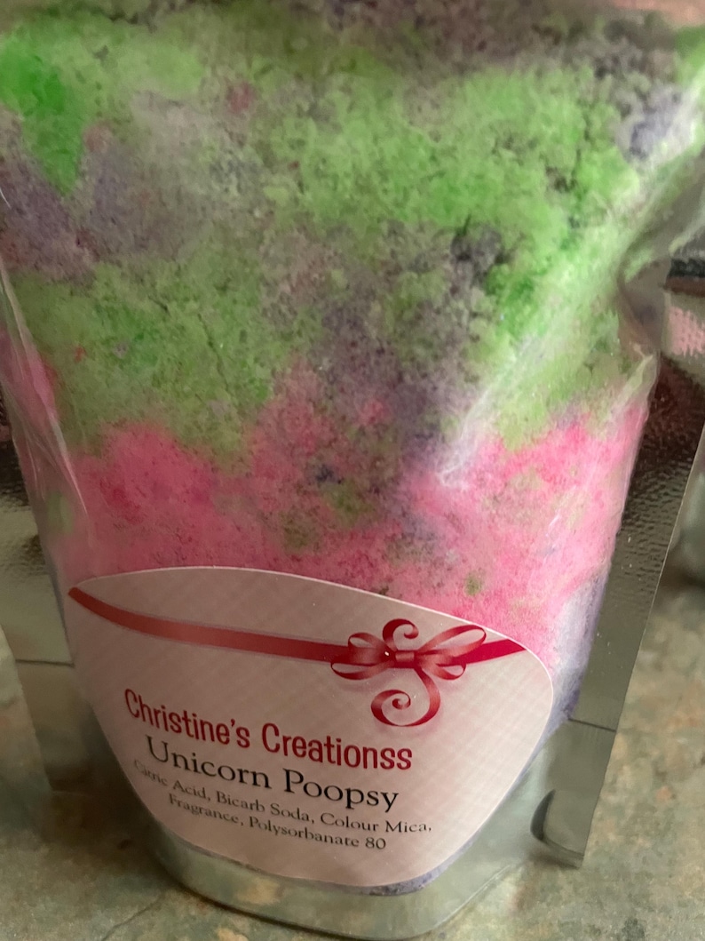 Unicorn Poopsy Bath Fizz Approximately 100grams - Etsy Australia
