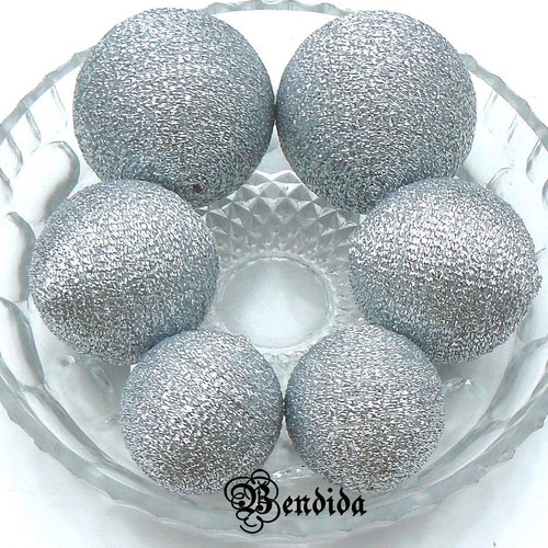 Yellow Decorative Balls for Bowl Vase Fillers Orbs Wrapped Etsy