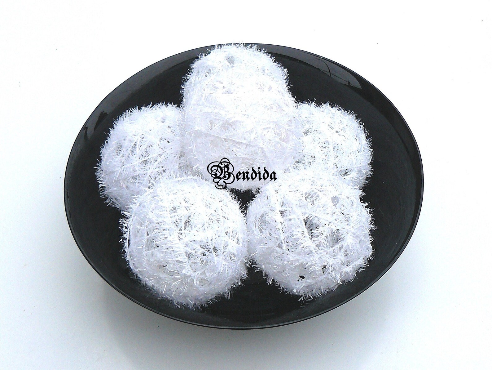 3 White Decorative Balls for Bowl Vase Fillers Orbs Etsy