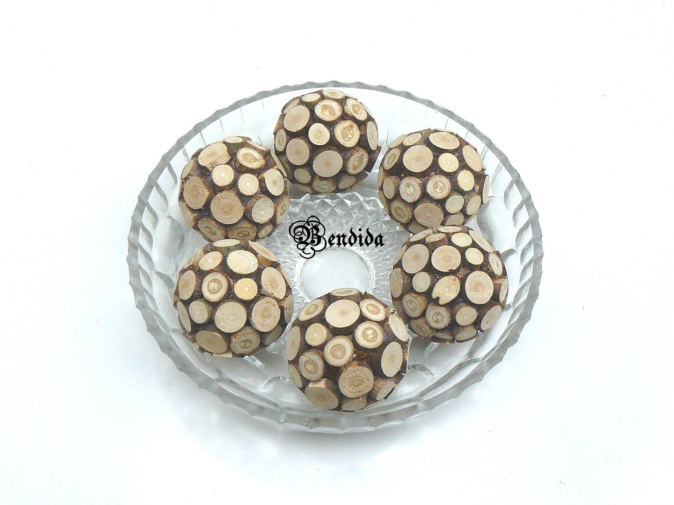 Wooden Decorative Balls for Bowls Primitive Vase Fillers Etsy