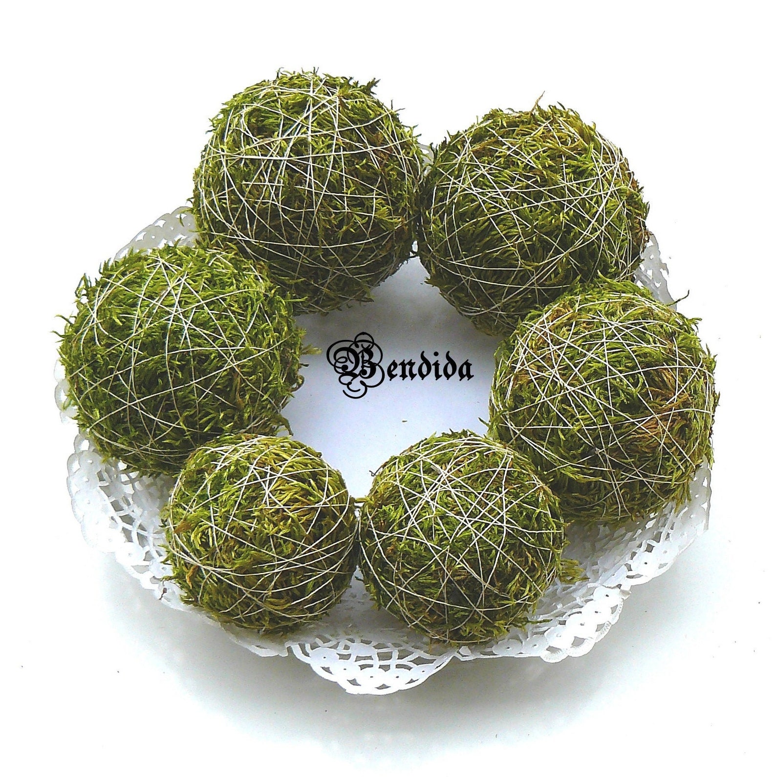 Green Moss Decorative Balls for Bowl Vase Fillers Orbs Etsy