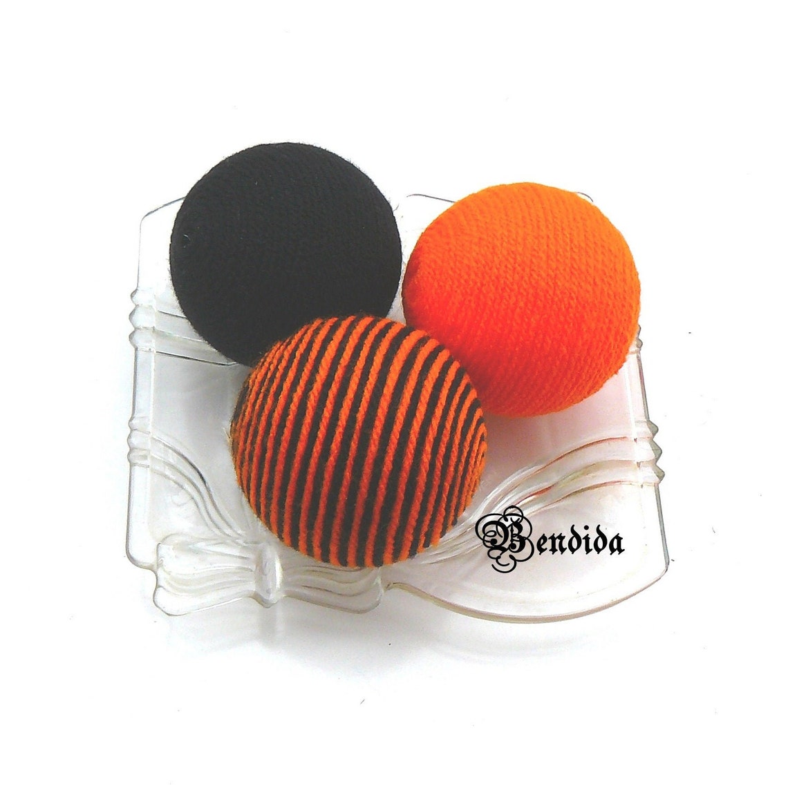 Orange Black Decorative Balls for Bowl Vase Fillers Orbs Etsy