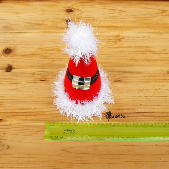 Lot De 30 Mini Chapeaux De Père Noël - Décorations De Table, Pour Bouteilles, Vaisselle, Bonbons
