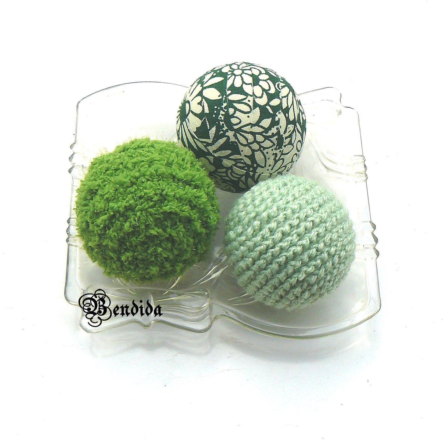 Green Decorative Balls for Bowl Vase Fillers Orbs Wrap Yarn Etsy