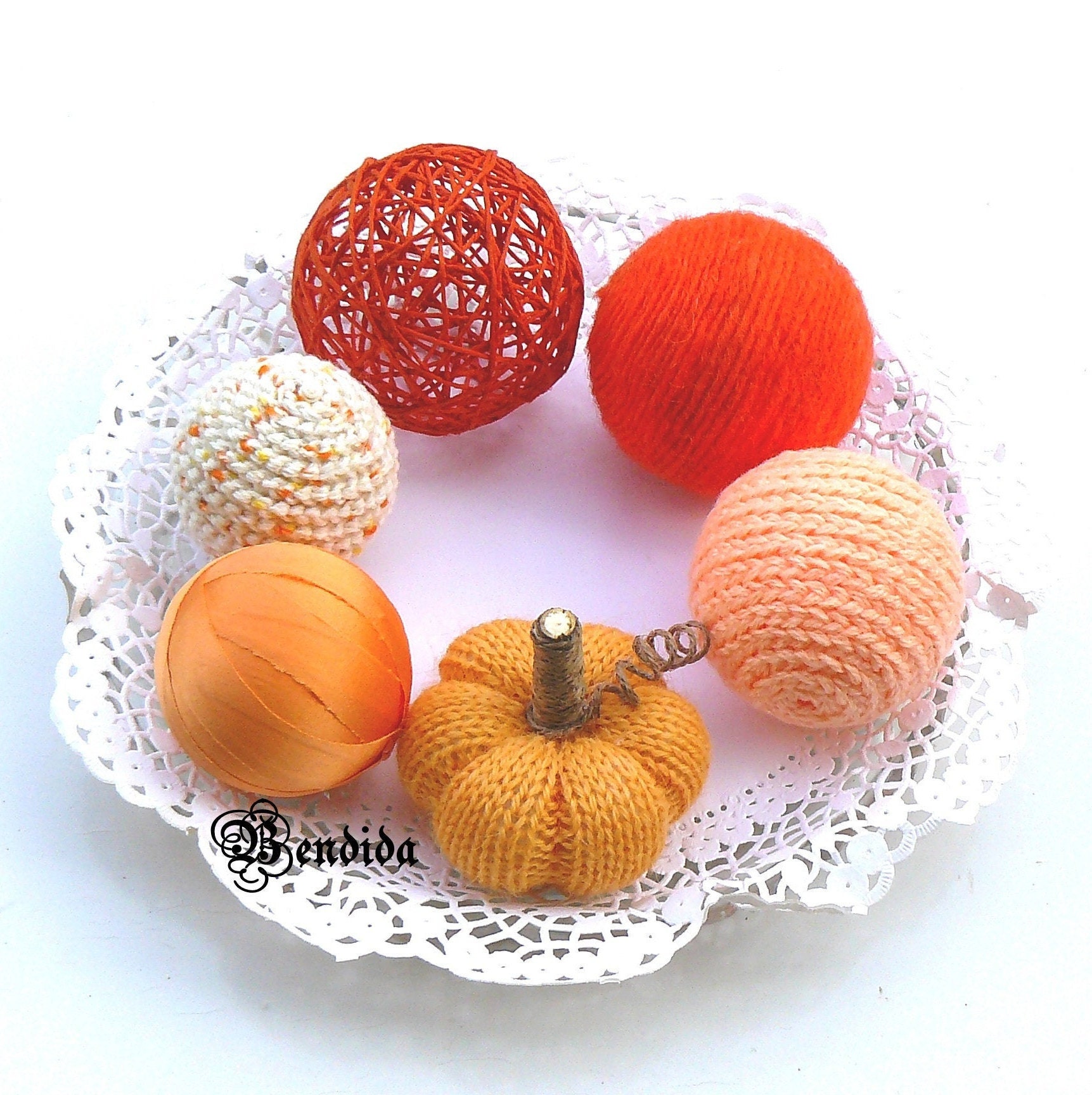Orange Decorative Balls for Bowl Basket Vase Fillers Orbs Etsy