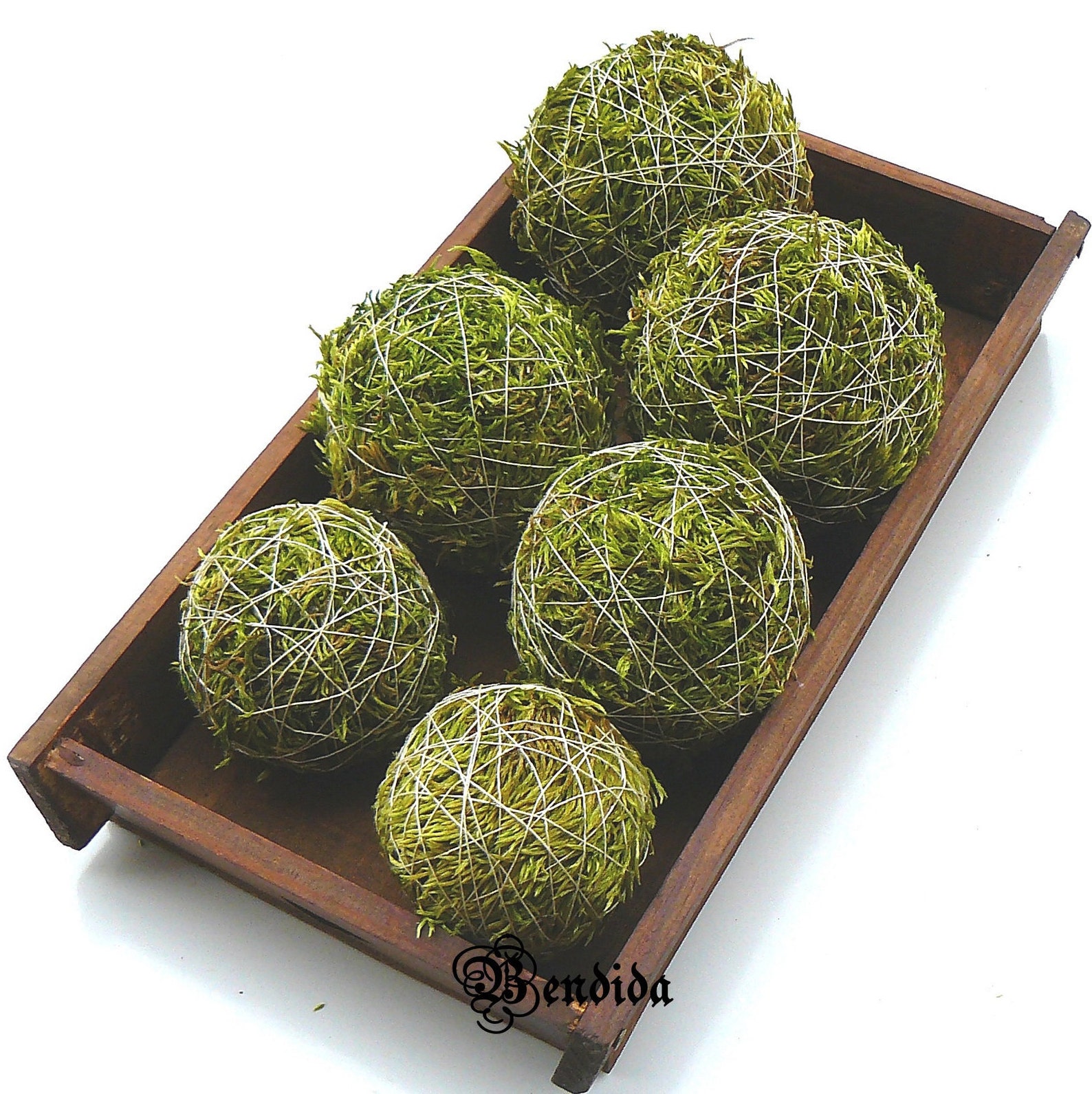 Green Moss Decorative Balls for Bowl Vase Fillers Orbs Etsy