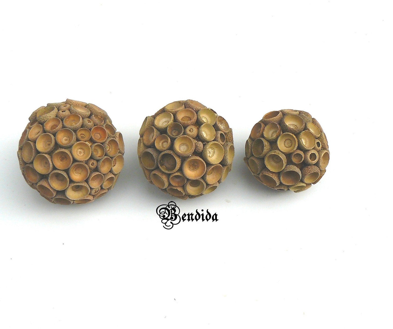 Decorative Orbs Set of 3 Wooden Balls for Bowl Vase Fillers Etsy
