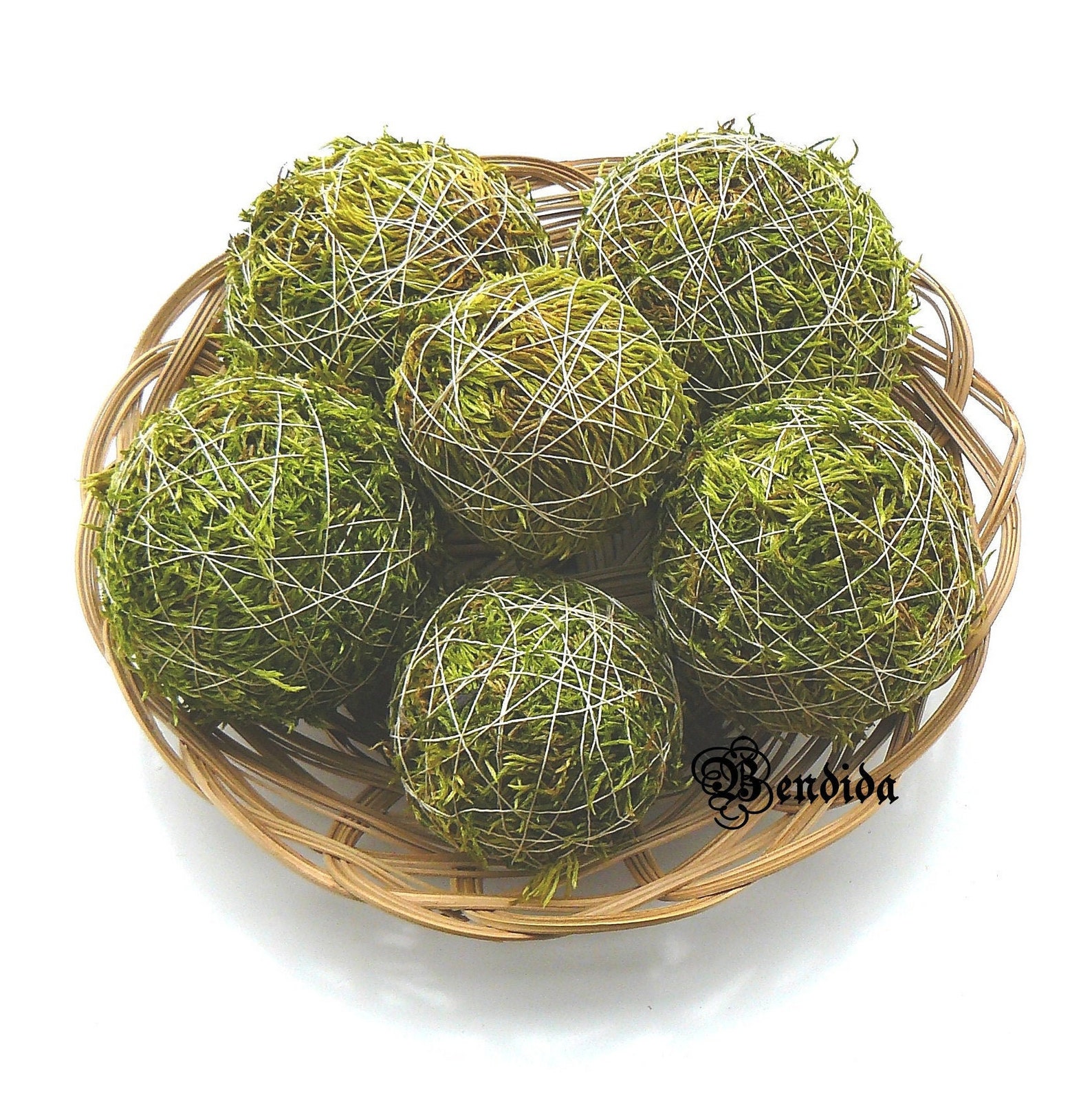 Green Moss Decorative Balls for Bowl Vase Fillers Orbs Etsy
