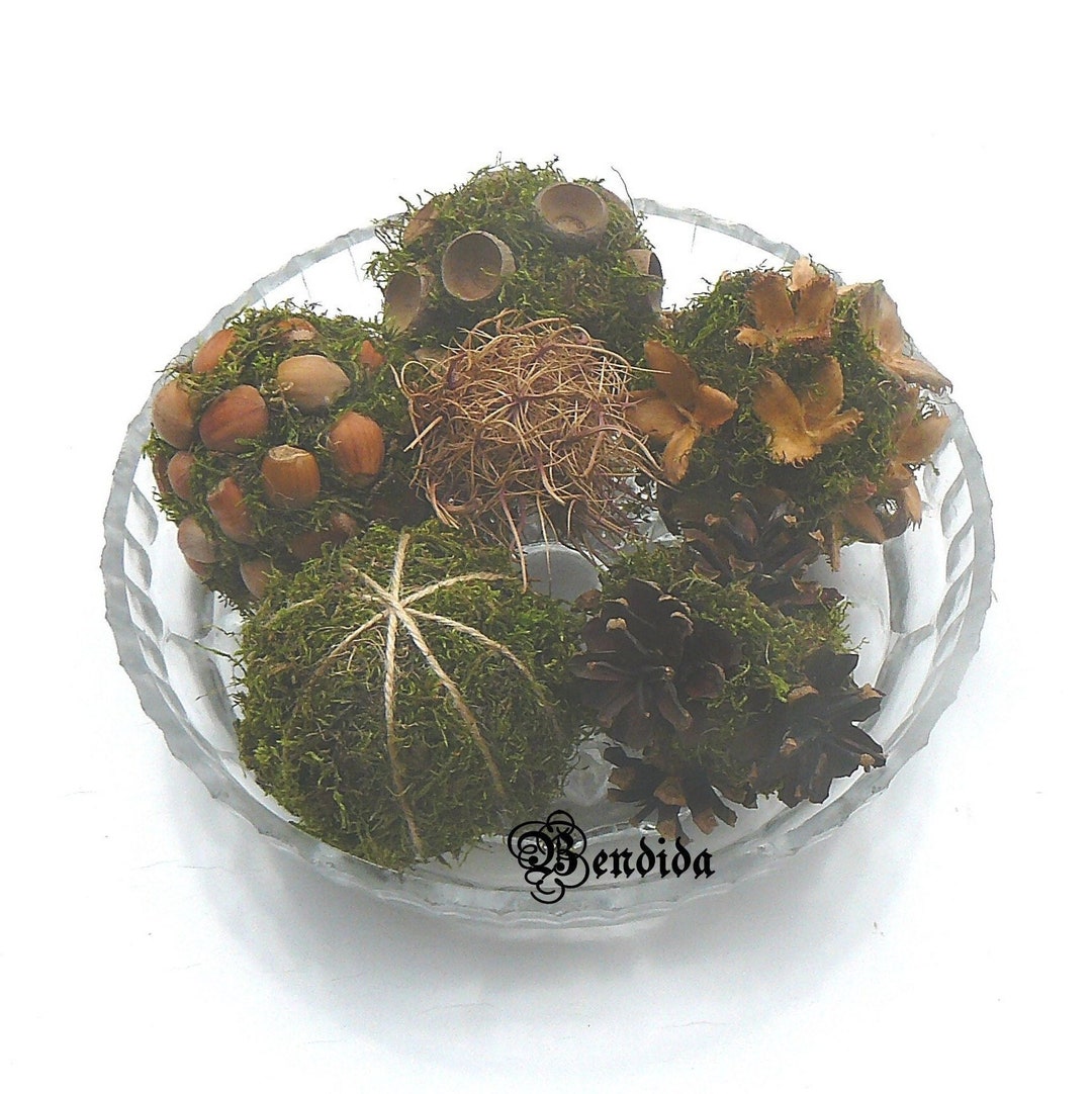 10 Boules De Paille Tressées Naturelles - 7 Cm, Décoration Centre De Table, Remplissage Vase