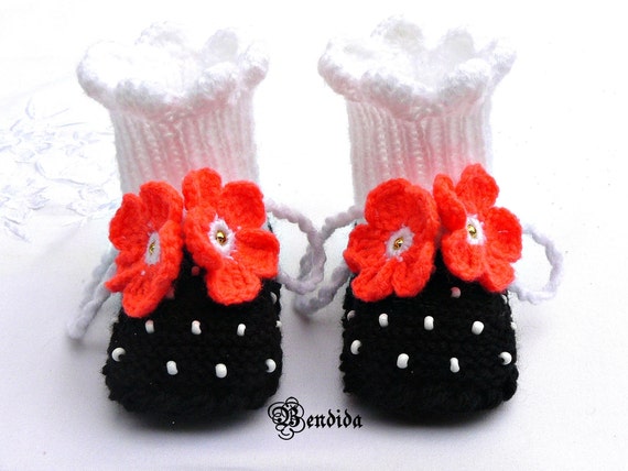 baby girl booties newborn