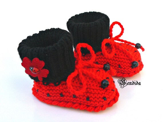 infant girl red shoes