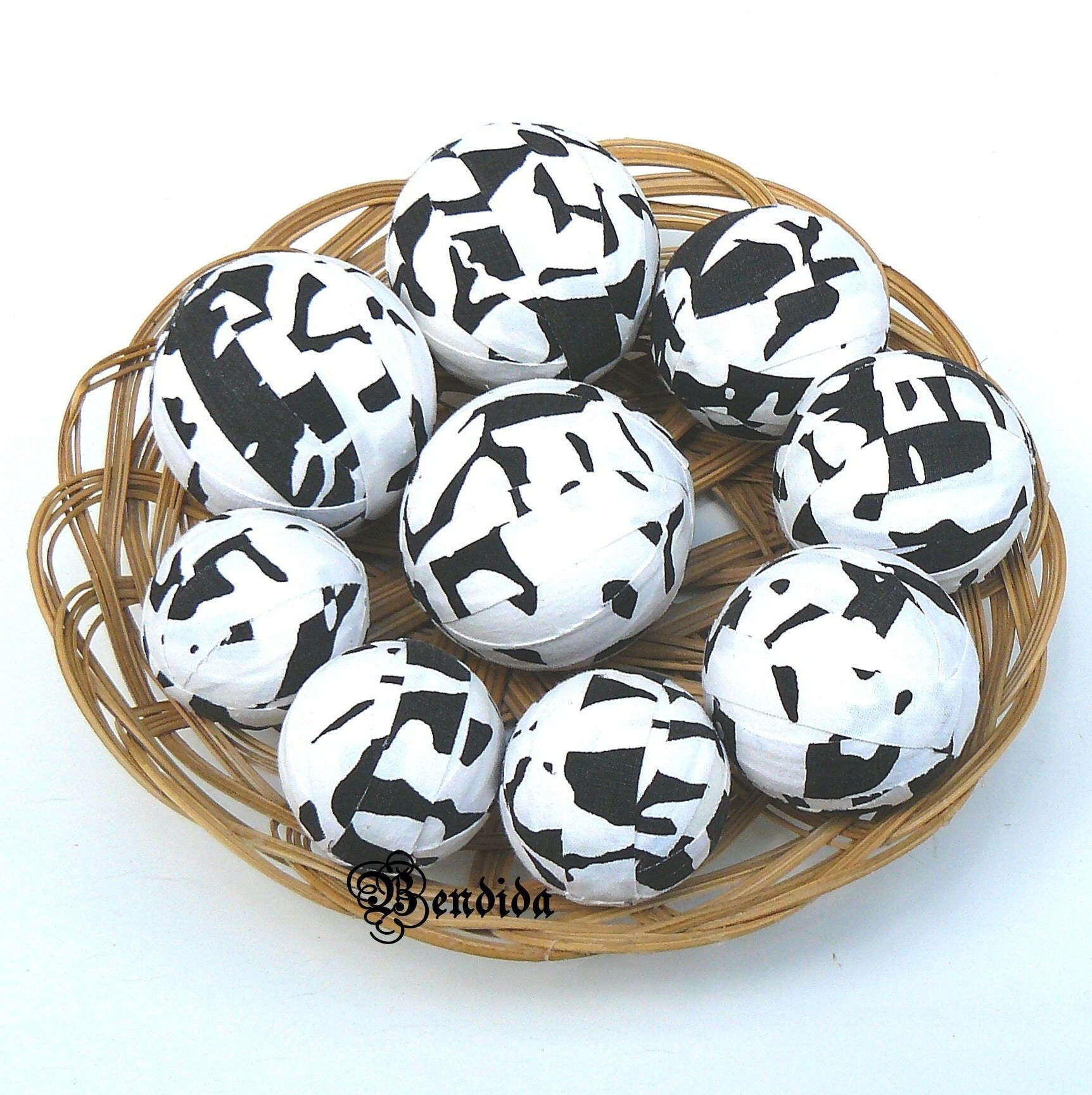 Black and White Decorative Bowl Filler Etsy