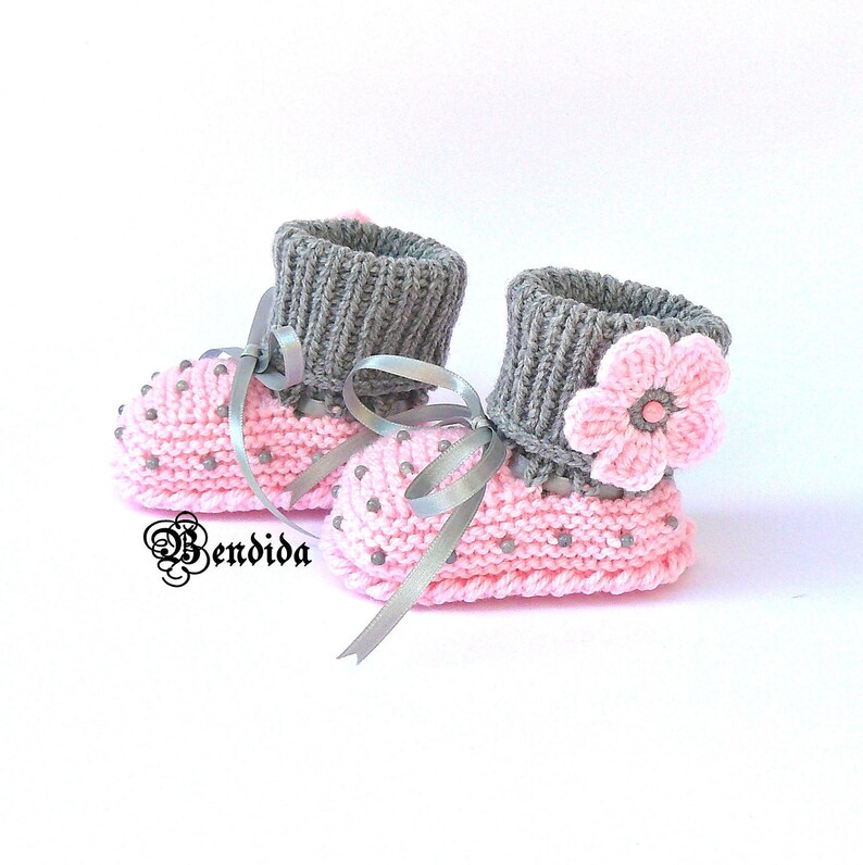 Crochet Baby Girl Clothes Baby Girl Coming Home Outfit Pink Baby Set Baby Girl Outfit Winter Newborn Clothes Baby Girl Hat and Booties