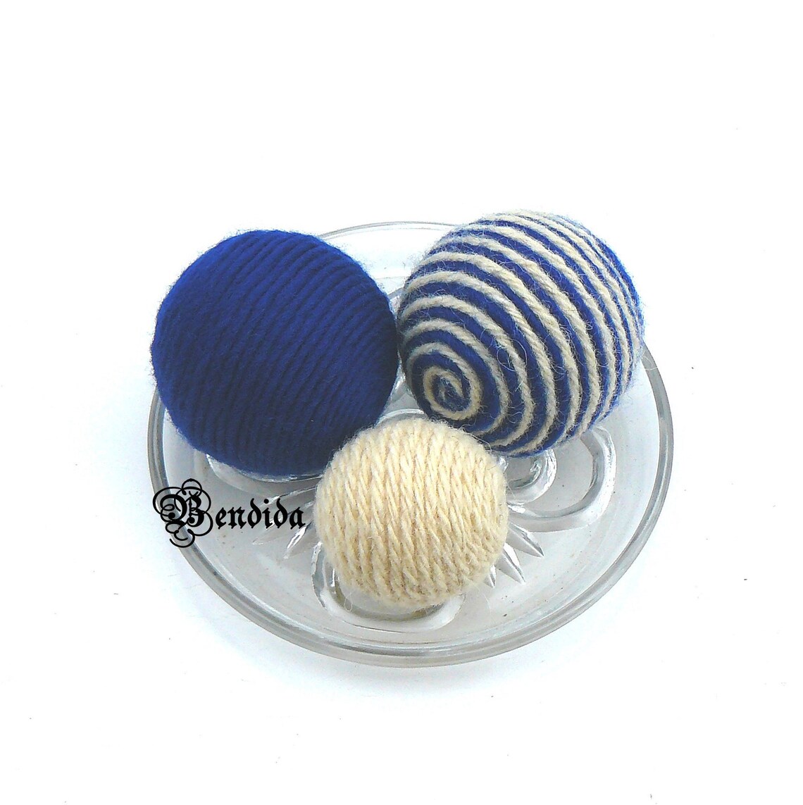 Navy Blue Decorative Balls for Bowl Vase Fillers Orbs Wrap Etsy