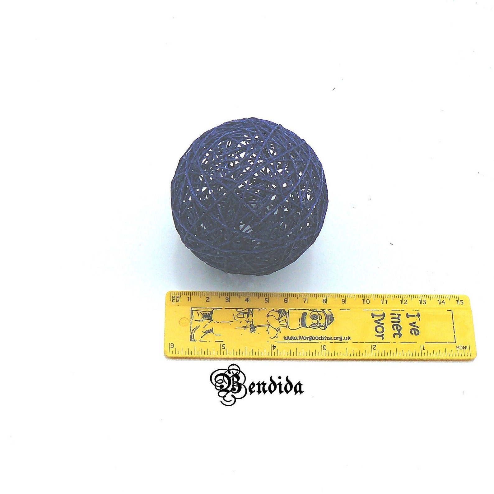 3 Navy Blue Decorative Balls for Bowl Vase Jar Fillers Etsy