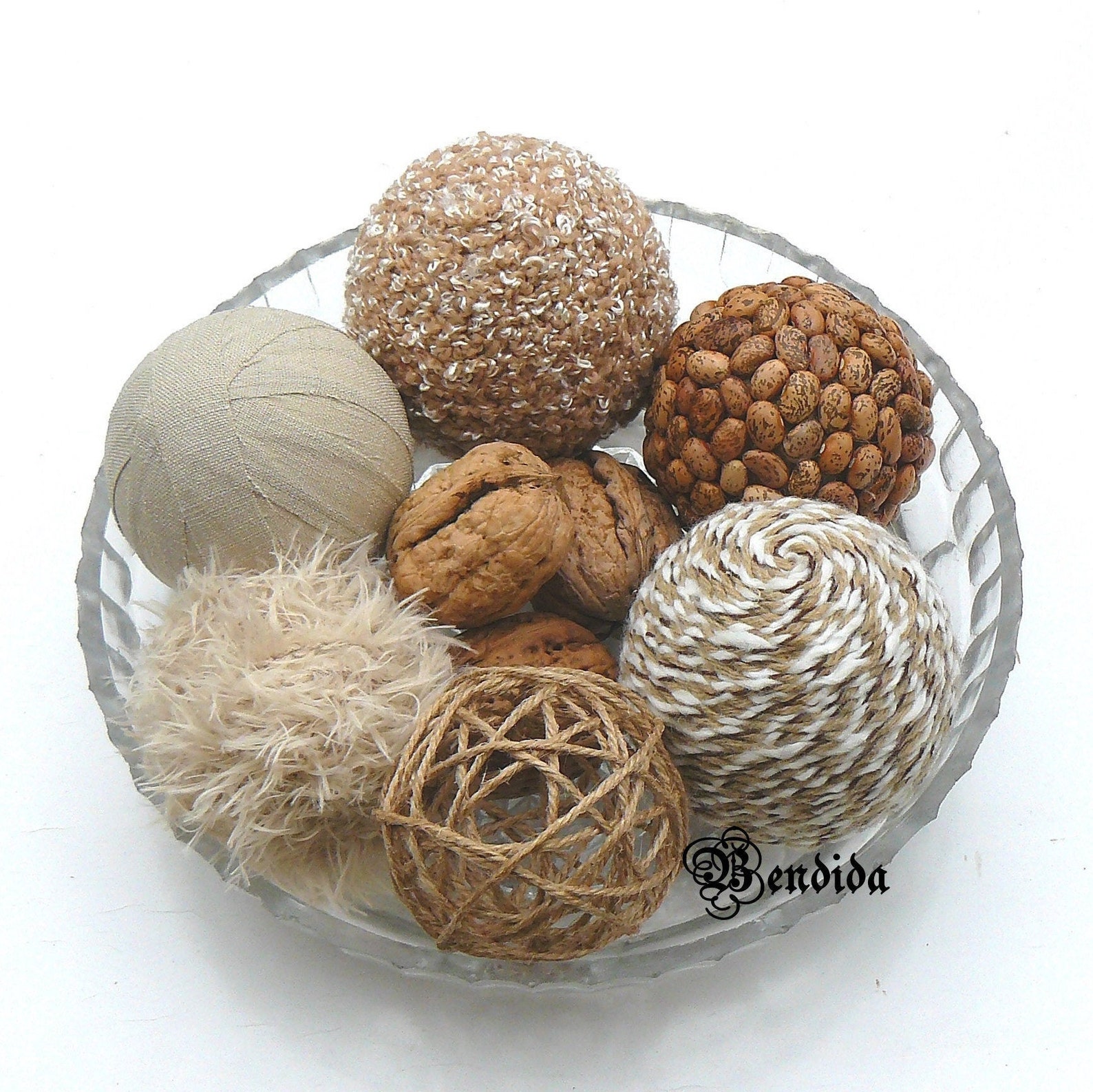 Texture Decorative Balls for Bowl Vase Basket Fillers Orbs Etsy