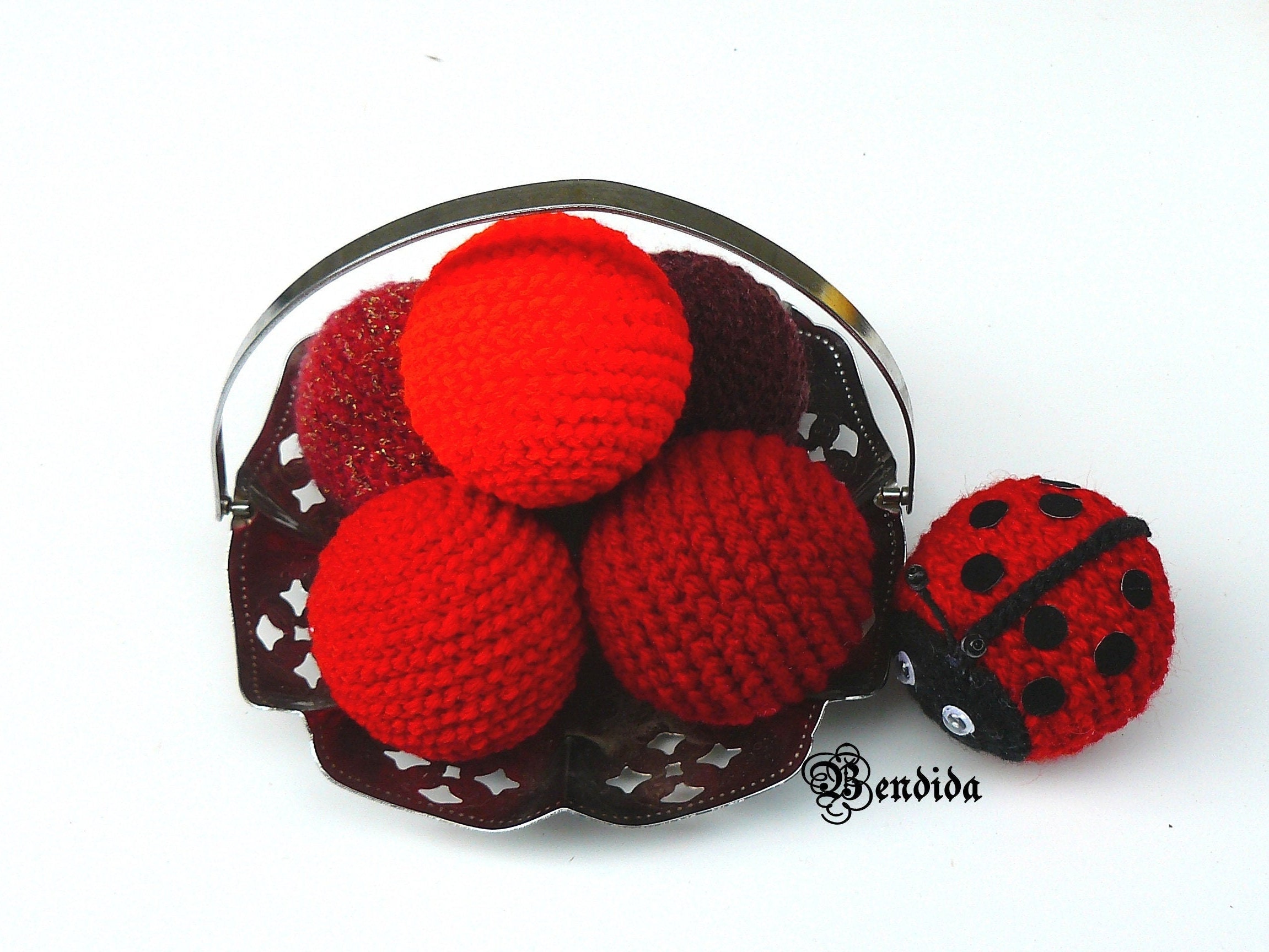 Red Decorative Balls for Bowls Vase Basket Fillers Orbs Yarn Etsy UK