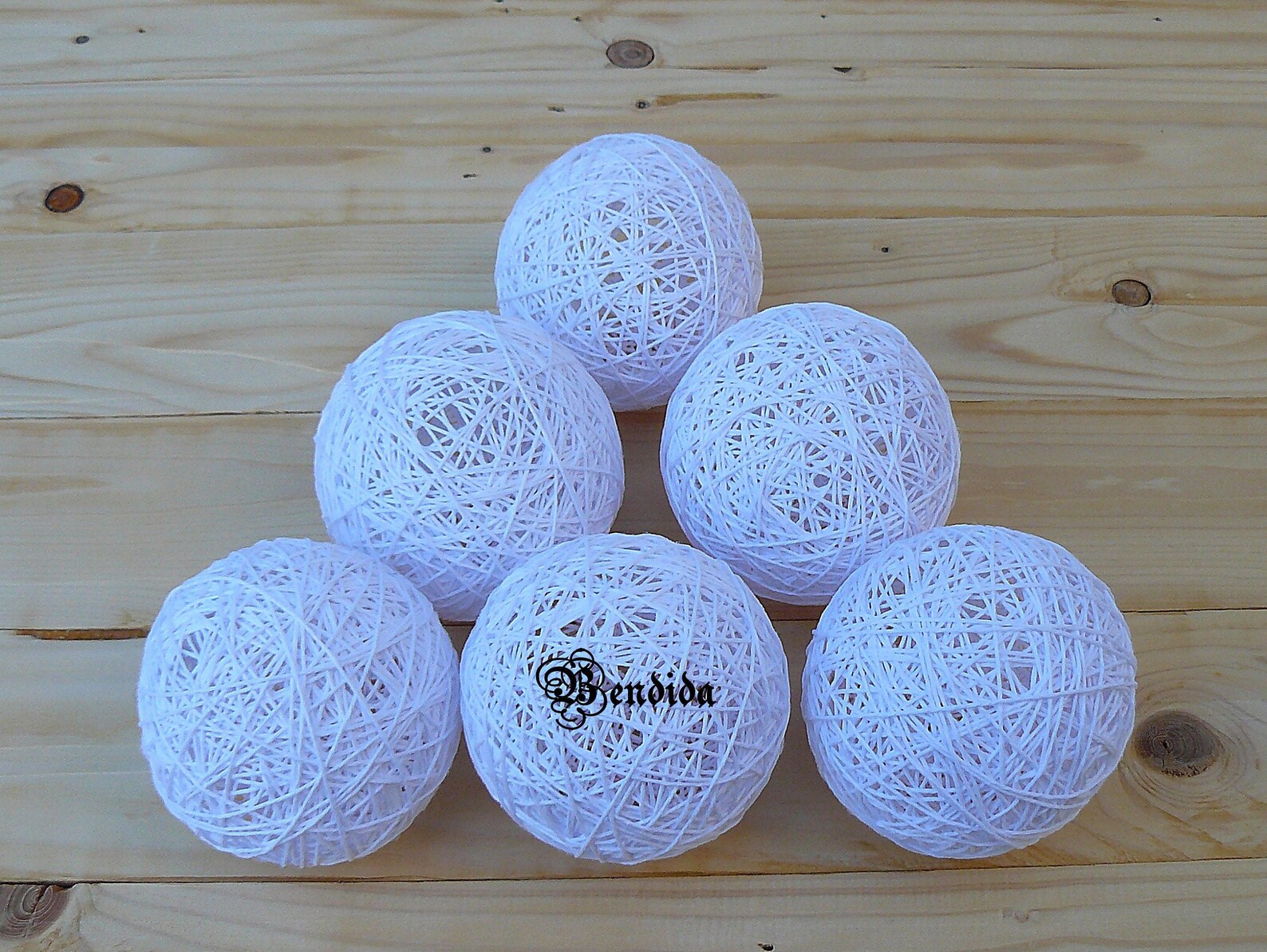 3 White Decorative Balls for Bowl Vase Fillers Orbs Etsy