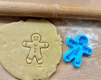 1 Gingerbread Cookie Cutter, Cutter, Customizable Cookie Cutter