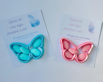 Emporte-pièce papillon, emporte-pièce, faveur baptême marque-place naissance anniversaire Découpeur personnalisable