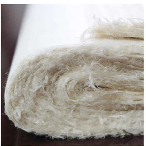 Carta di gelso tradizionale coreana HanJi fatta a mano, semplice, naturale, bianca, singola, doppia o tripla, 24,8" x 36,6"