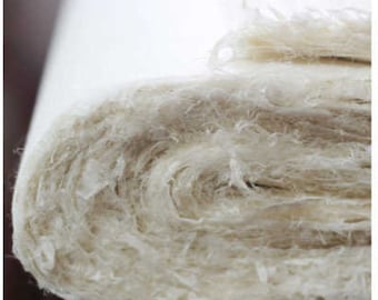 Papel de morera tradicional coreano HanJi hecho a mano liso blanco natural capa doble o triple 24,8" x 36,6"
