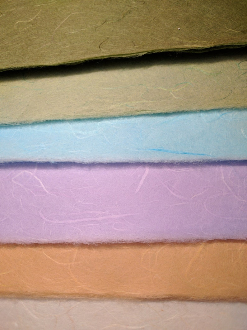 Colored Mulberry Paper / 3 sheets / Korean Traditional Etsy