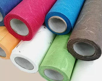 Maulbeerpapier Rolle - Traditionelles koreanisches Handarbeitspapier Hanji Naturfaser Textur - 한지