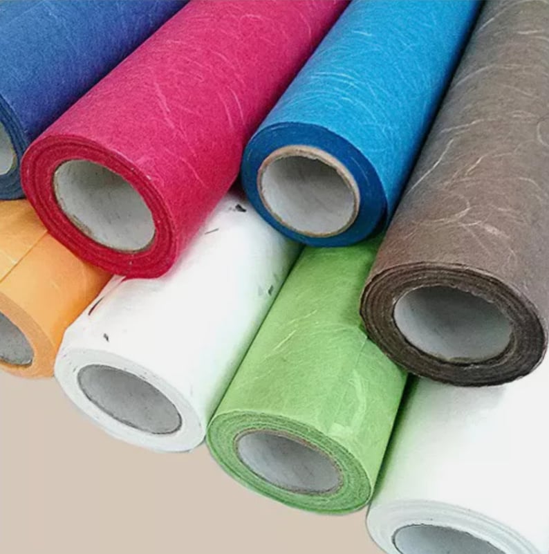 Mulberry Paper Roll Korean Traditional Handmade Paper Hanji Etsy Canada