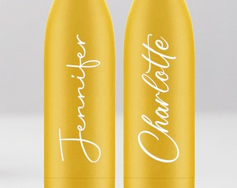 Water Bottle Name Decals - Personalised with your name - Bottle Name Sticker