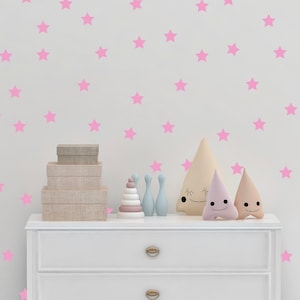 32 Star Decals Pack - Nursery Wall Stickers - Kids&#39; Bedroom Décor - 4cm / 1.2 inches