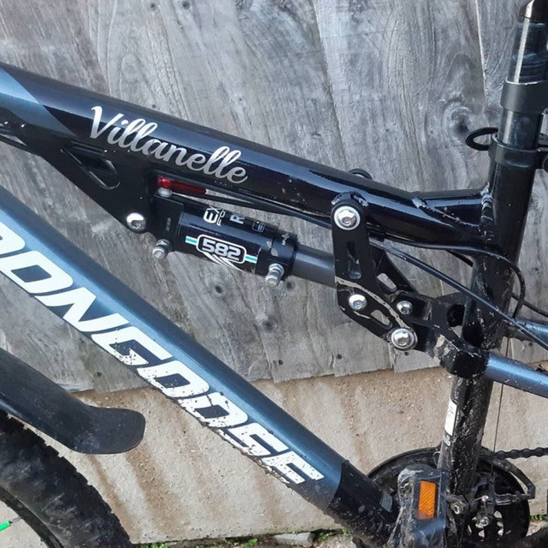 2 Name Decals for Your Bike Frame Personalized Bicycle Vinyl Etsy