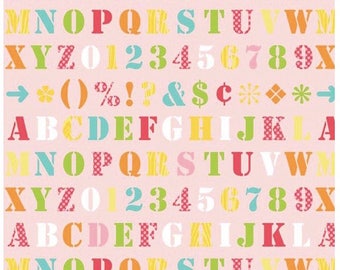 Alphabet in Pink | Simply Sweet | Riley Blake Designs