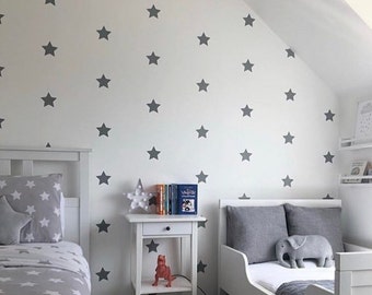 Star Shaped Wall Stickers / Decals -  FREE UK POSTAGE