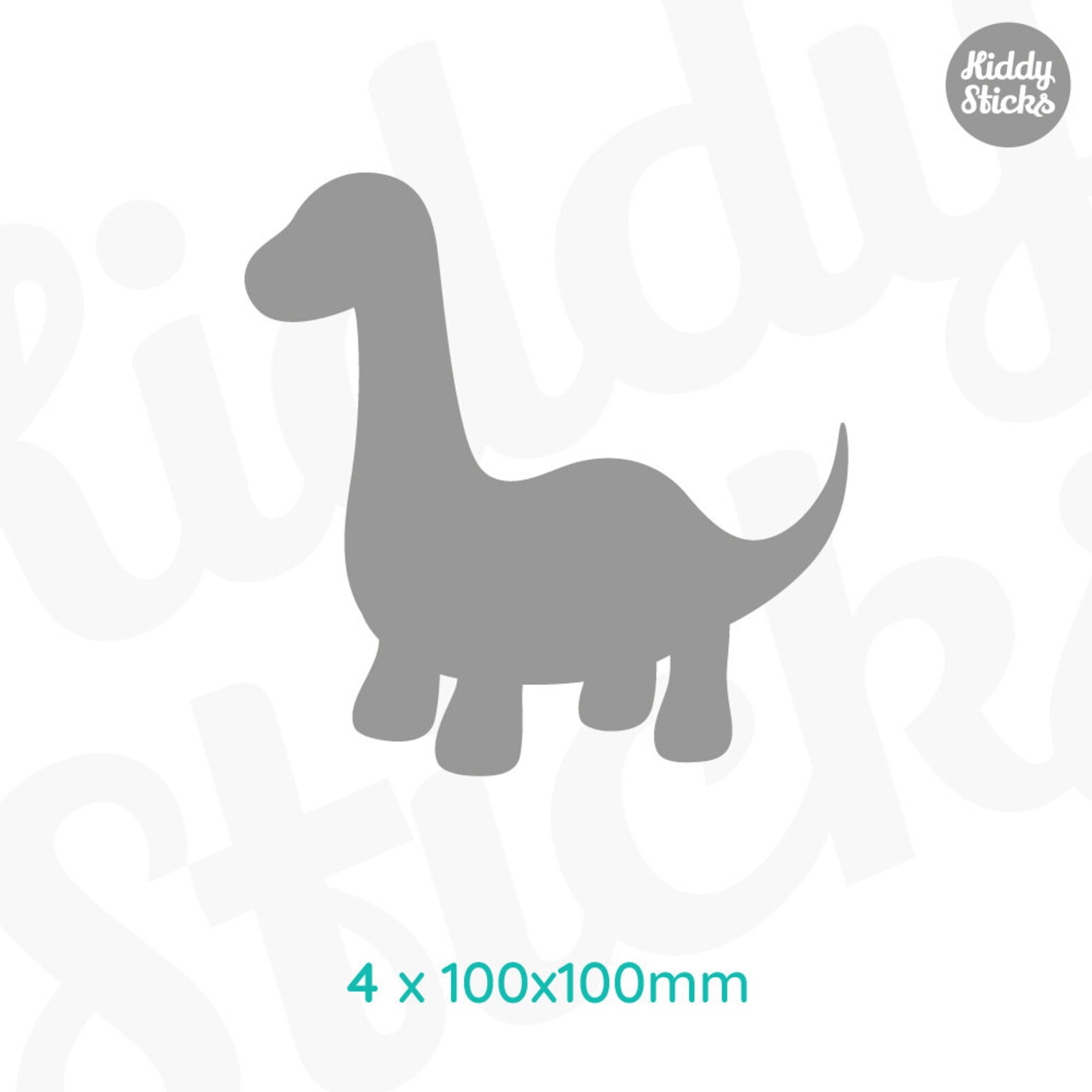 Dinosaur Shaped Wall Stickers / Decals Etsy UK