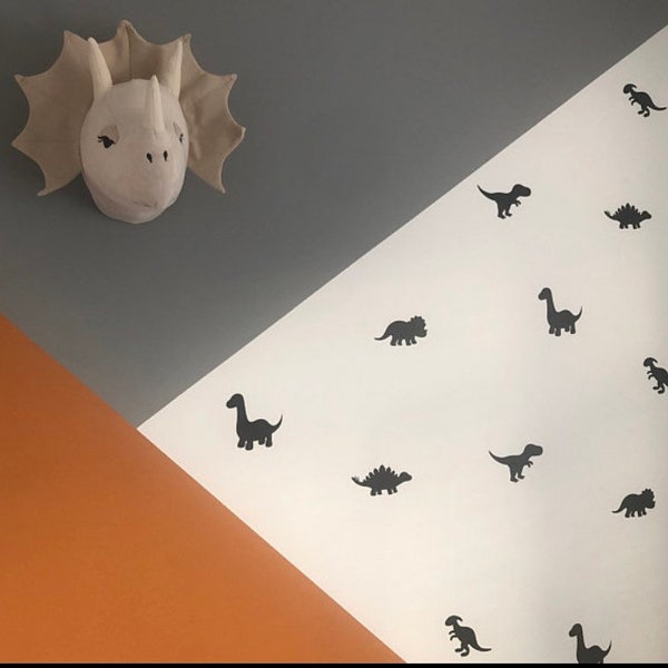 Dinosaur Wall Decal Etsy UK