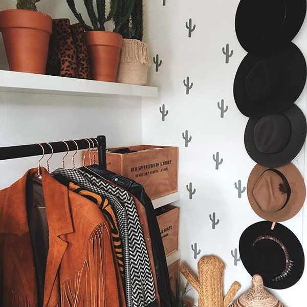 Cactus Wall Decal Etsy