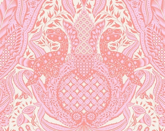 Tula Pink Roar-Gift Rapt-blush Fabric by the yard